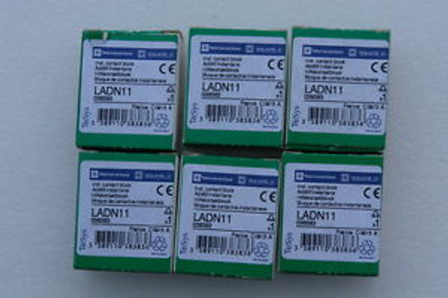 TELEMECANIQUE-LAD-N11-CONTACTOR-AUXILIARY-CONTACT-BLOCK-IEC (Lots of 6)