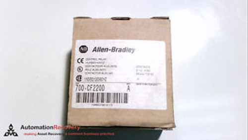 ALLEN BRADLEY 700-CF220D SERIES A- CONTACTOR, NEW