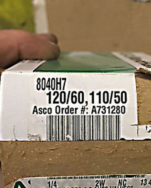 ASCO RED HAT 8040H7 120/60 VALVE