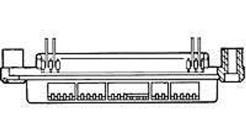 I/O Connectors RECPT 50P vertical mount (10 pieces)