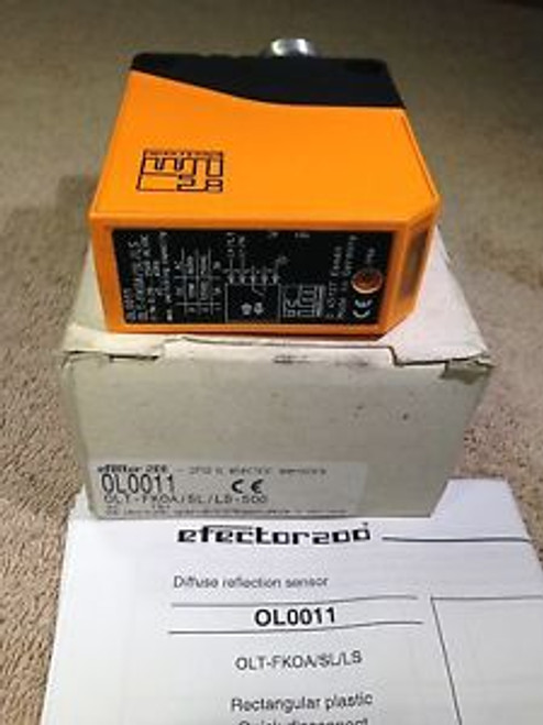 NOS Ifm Efector OL0011 Photo Electric Sensor OLT-FKOA/SL/LS-500