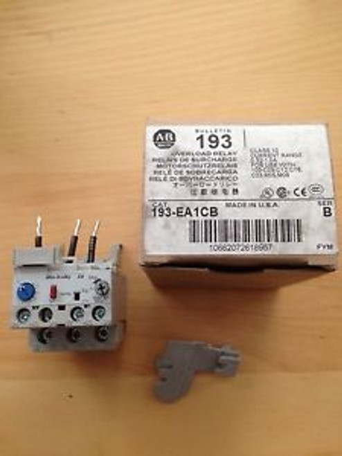 Allen Bradley Overload Relay 193-EA1CB