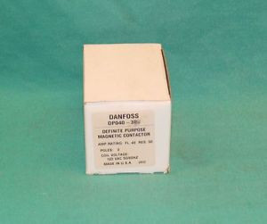 Danfoss DP040-3B0 Magnetic Contactor 3P 120VAC Model 93 50a 50 amp NEW