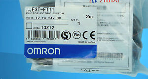 NEW IN BOX OMRON PLC E3T-FT11 Photoelectric Switch Sensor E3TFT11 12-24VDC 2M