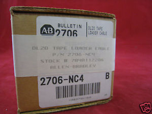 ALLEN-BRADLEY 2706-NC4 DL20 TAPE LOADER CABLE NEW IN BOX