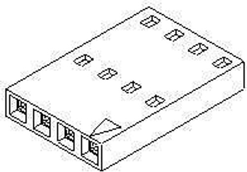 Headers & Wire Housings SL Crp Hsg A SR NP 23Ckt (50 pieces)