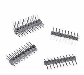 Headers & Wire Housings 40P R/A 1 ROW GOLD (50 pieces)