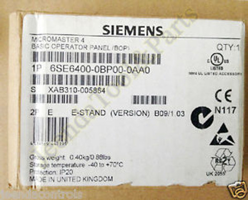 1PC New in Box Siemens BOP 6SE6400-0BP00-0AA0 6SE64000BP000AA0