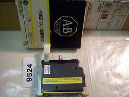 (9524) Allen Bradley Overload Relay 1P 815-BOV4