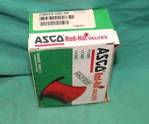 Asco, 238210-032-D, MP-C-080, 032D Red-Hat Solenoid Valve Coil 120v NEW