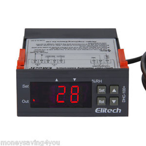 New high sensitivity DHC-100+ 220V Digital Humidity sensor Controller 0%RH~99%RH