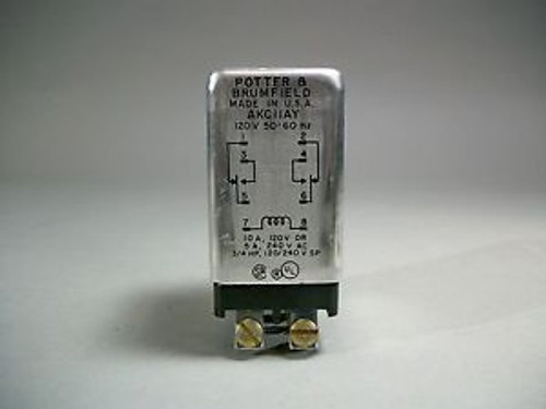 Potter & Brumfield Electromagnetic Relay AKC11AY-120V  - New