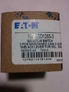 10250ED1265-3 EATON CUTLER HAMMER 3 POSITION SELECTOR SWITCH HEAVY DUTY