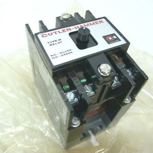 CUTLER HAMMER D23MR40A TYPE M RELAY 300V, 4NO 120V COIL, NEW IN BOX