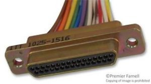 Itt Cannon Mdm-31Ph003B Micro-D Connector Plug 31Pos Wire Leads