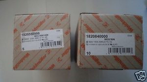 two Weidmuller WDU 95N/120N and WDU 50N