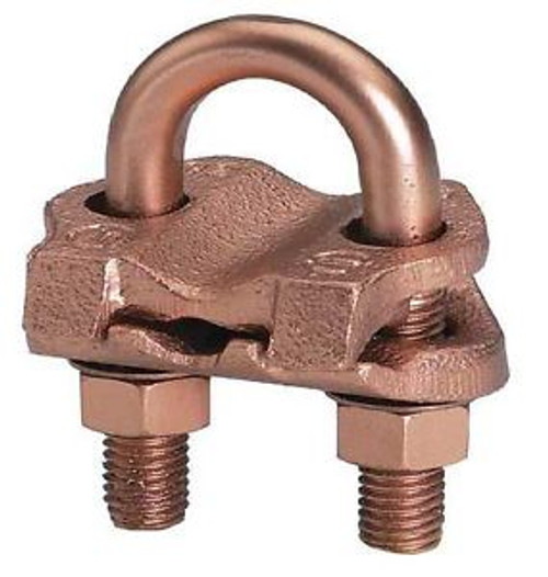 BURNDY GAR1529 Pipe Ground Clamp,1/0AWG,3.38In