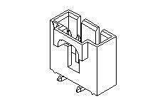 Headers & Wire Housings 2.54 WIRE/BOARD HDR Vertical 8 CKT (50 pieces)