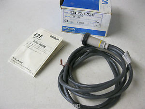OMRON 120 VAC Proximity Switch E2F-X5Y1-53US Normally Open