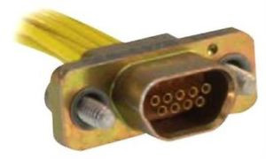Itt Cannon Mdm-15Sh006A Micro-D Connector Receptacle 15Pos Wire Leads