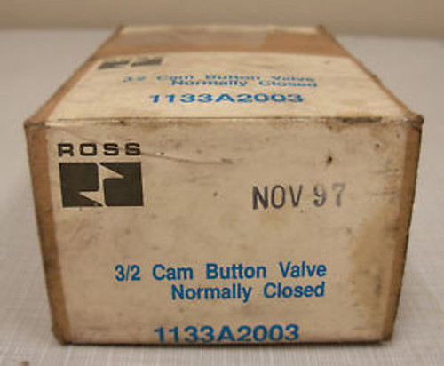 NEW Ross 3/2 Cam Button Valve 1133A2003 NEW