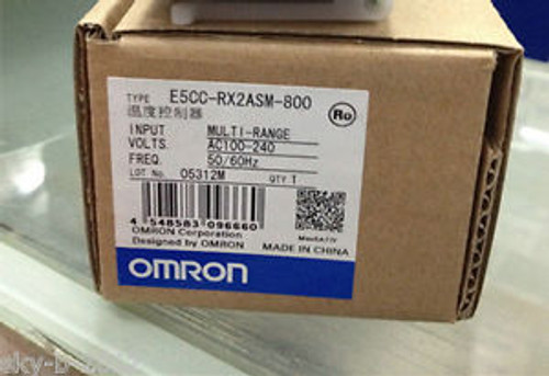 new Omron Temperature Controller E5CC-RX2ASM-800 100-240VAC