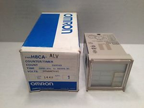 NEW OMRON COUNTER / TIMER H8CA-ALV H8CAALV 24 TO 240 VAC COUNT SPEED 30 CPS