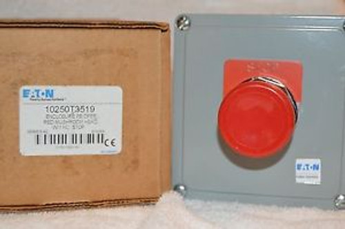 New Eaton Cuttler Hammer 10250T3519 Mushroom Pushbutton Control Station