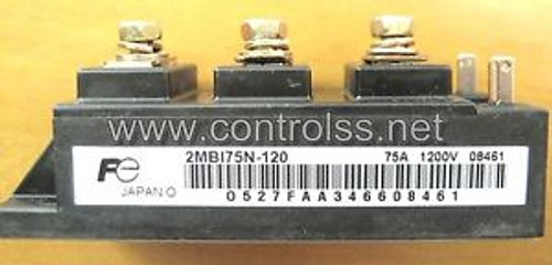 1Pcs  2MBI75N-120   FUJI  IGBT MODULE(1200V 75A)