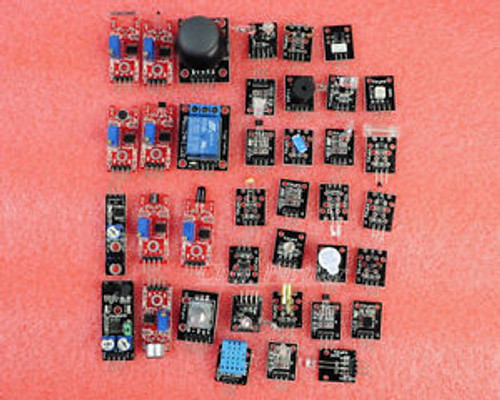 37 Modules Sensor Kits 37 Sensors Starter Kit Learning Kit for Arduino AVR PIC