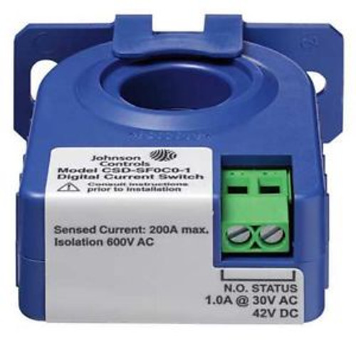 JOHNSON CONTROLS CSD-SA1E1-1 Current Sensing Switch,Solid,Relay