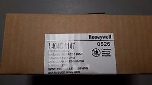 HONEYWELL L404C 1147 PRESSURETROL NEW IN BOX