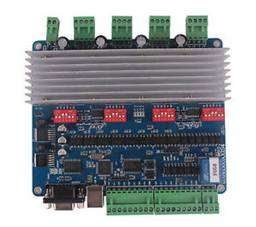 4 Axis Nema23 3.0A Stepper Motor USB Driver Board, TB6560 USB CNC-DIY Controller