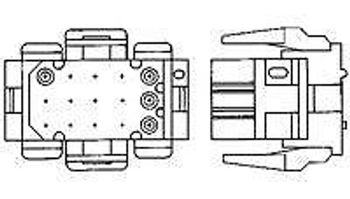 Pin & Socket Connectors 9CKT MATRIX PLUG (50 pieces)