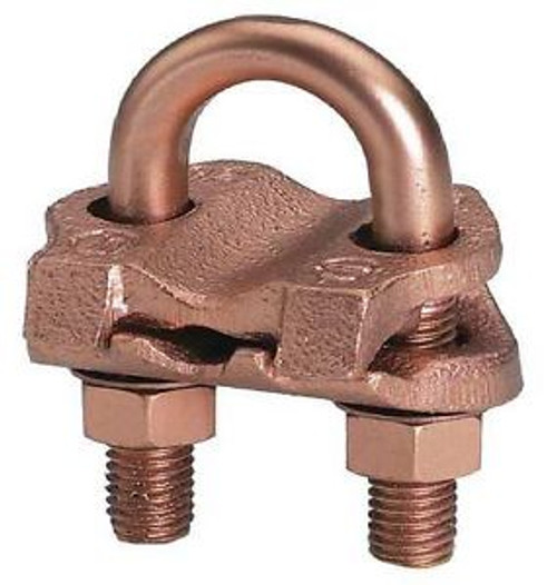 BURNDY GAR1629 Pipe Ground Clamp,1/0AWG,3.5In