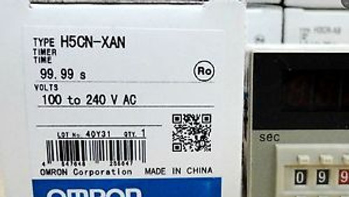 NEW IN BOX OMRON  Timer H5CN-XAN H5CNXAN 100-240VAC