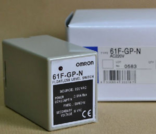New Omron 61F-GP-N 220VAC Floatless Level Switch