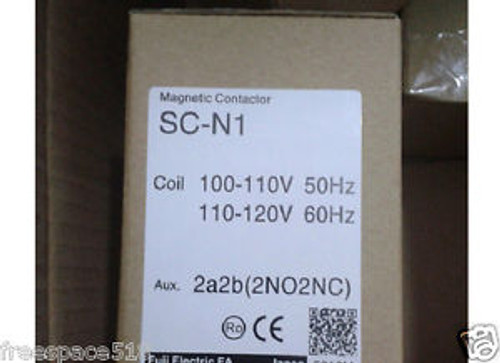 New in box FUJI Magnetic Contactor SC-N1 SCN1 100-120VAC 110VAC