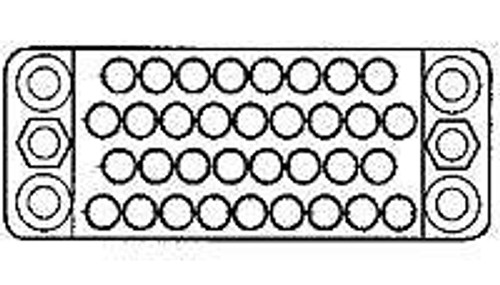 Pin & Socket Connectors BLOCK SOCKET 36 POS. (10 pieces)