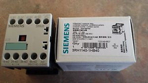 3RH1140-1HB40  Siemens Contactor           New