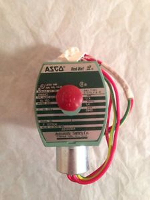 NEW Asco Red-Hat 2 Solenoid Valve Catalog No 8316G301. Serial No F137304