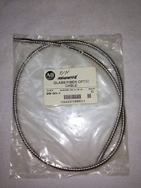Allen Bradley Glass Fiber Optic Cable. 99-50-1 Ser C. New 99501. (2 for sale)