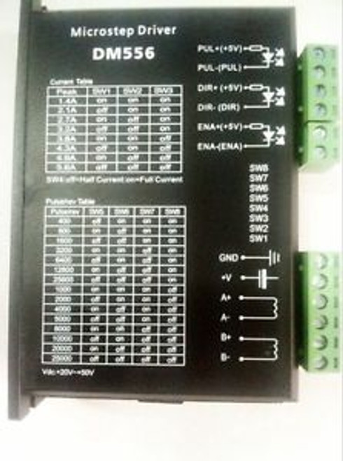 1PCS NEW Microstep Diver DM556,1.4-5.6A,20-50V DC #E-MZ61