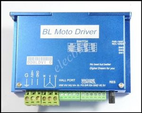 600W CNC BL Brushless Motor Driver 24V-60VDC For Engraving Machine Spindle Motor