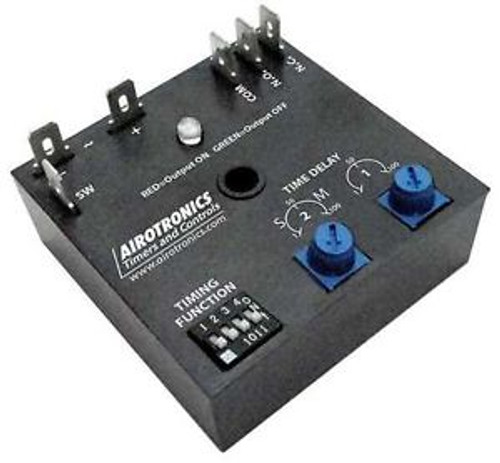 AIROTRONICS MC3003601H Encapsulated Timer Rly,100min,6Pin,SPDT