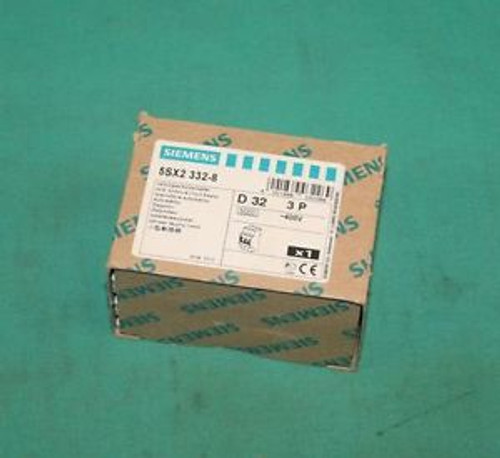 Siemens, 5SX2 332-8, Miniature Circuit Breaker 3 Pole 32a 32 Amp Din Mount NEW