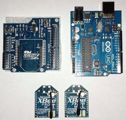 Arduino/Xbee Kit (1Arduino Uno, 2 Xbee ProT S2, 1 Xbee Sheild)