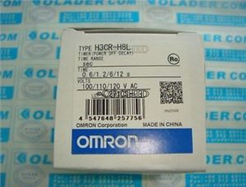 Omron H3CR-H8L Timer Power OFF Delay 100-120VAC NEW IN BOX