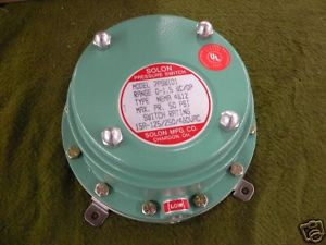 New Solon Pressure Switch 7PSW1D1 watertite 1.5 wc