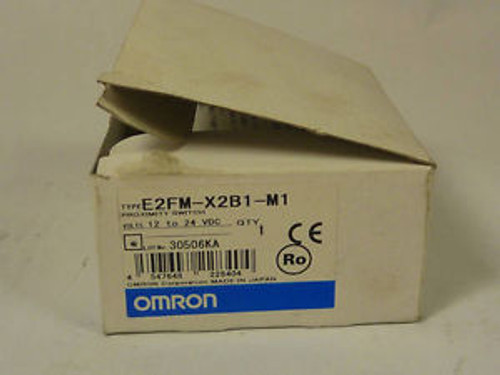 Omron Proximity Switch / Sensor 12-24VDC E2FM-X2B1-M1